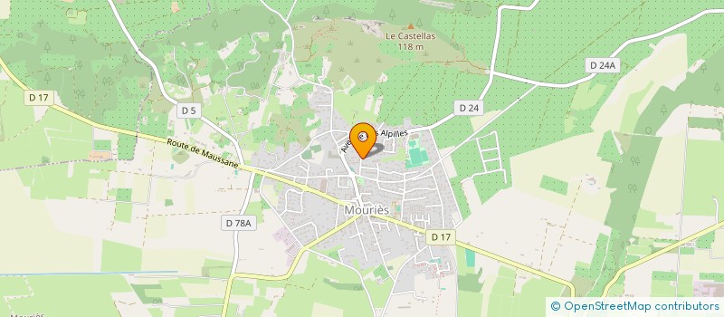 localisation de l'entreprise MADAME STEPHANIE TUBIANA  MOURIES