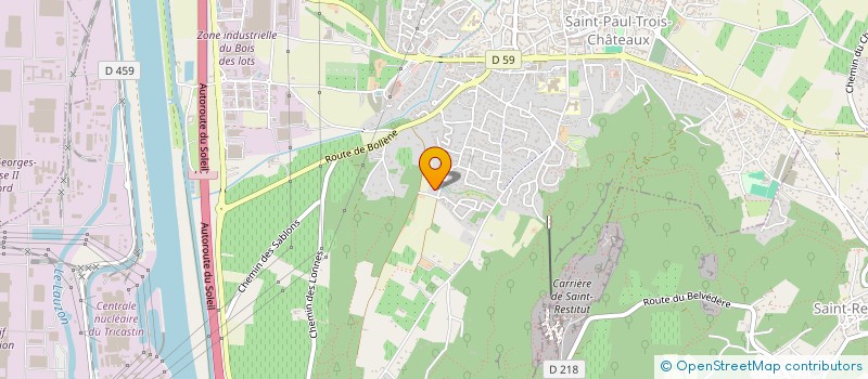 localisation de l'entreprise MADAME STEPHANIE TUGLER  SAINT-PAUL-TROIS-CHATEAUX