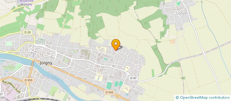 localisation de l'entreprise MADAME STEPHANIE TUPINIER  JOIGNY