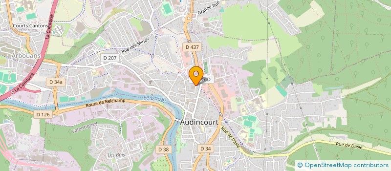 localisation de l'entreprise MADAME STEPHANIE TURBA  AUDINCOURT