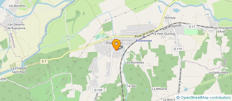 localisation de l'entreprise MADAME STEPHANIE VACHER à RIVARENNES