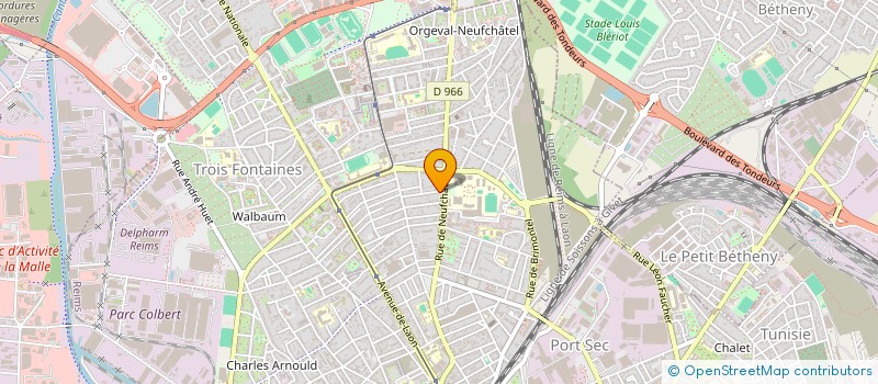 localisation de l'entreprise MADAME STEPHANIE VAGBA  REIMS