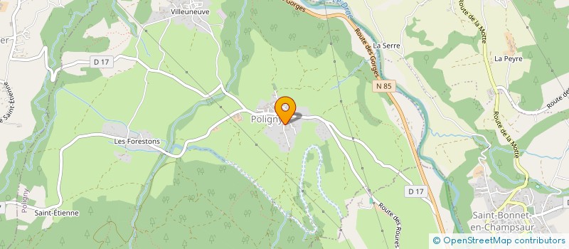 localisation de l'entreprise MADAME STEPHANIE VALDES à POLIGNY