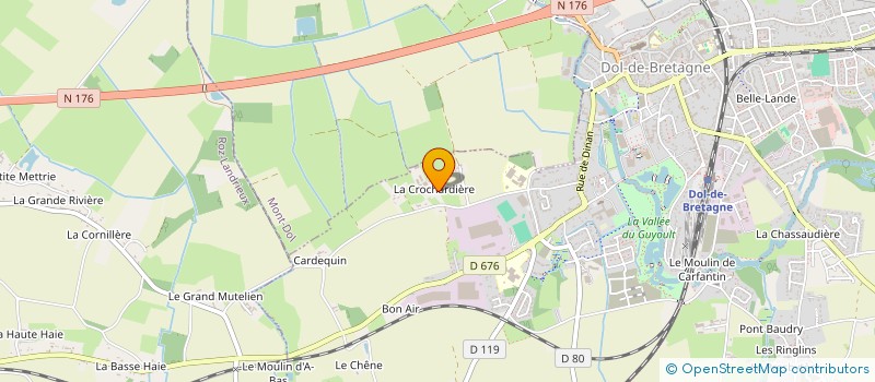 localisation de l'entreprise MADAME STEPHANIE VALDMANN  DOL DE BRETAGNE