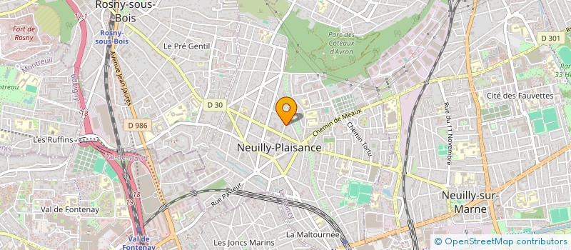 localisation de l'entreprise MADAME STEPHANIE VALERA FERRER  NEUILLY-PLAISANCE