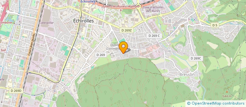 localisation de l'entreprise MADAME STEPHANIE VALVERDE  ECHIROLLES