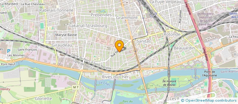 localisation de l'entreprise MADAME STEPHANIE VAN DEN HENDE  TOURS