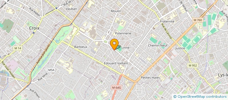 localisation de l'entreprise MADAME STEPHANIE VANDENDRIESSCHE  ROUBAIX