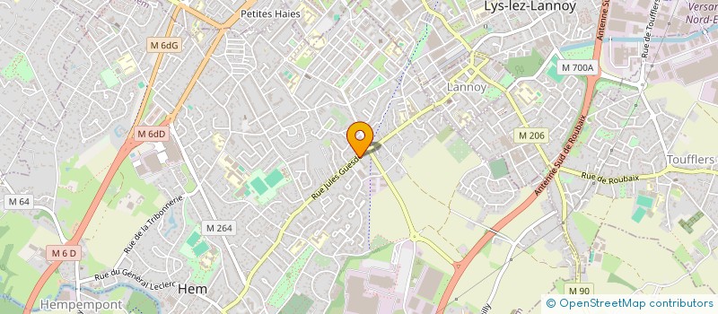 localisation de l'entreprise MADAME STEPHANIE VANDERCAMERE  HEM