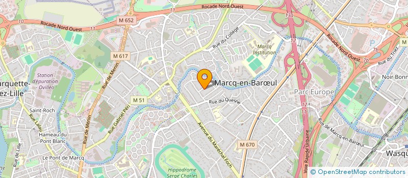 localisation de l'entreprise MADAME STEPHANIE VANDERMEERSCH à MARCQ-EN-BARŒUL