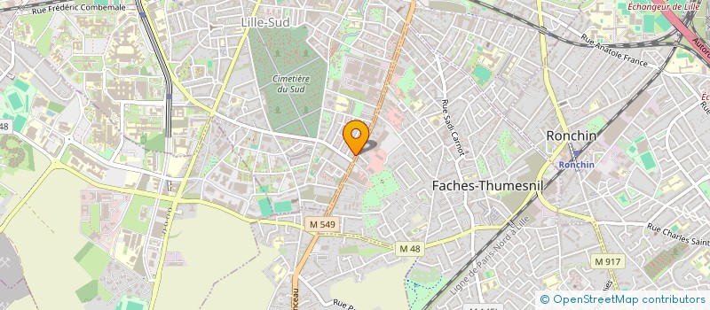 localisation de l'entreprise MADAME STEPHANIE VANDROMME à LILLE