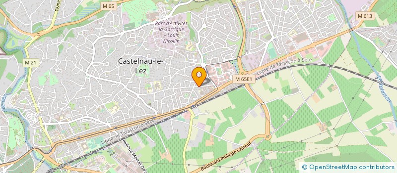 localisation de l'entreprise MADAME STEPHANIE VANHUYSSE  CASTELNAU-LE-LEZ