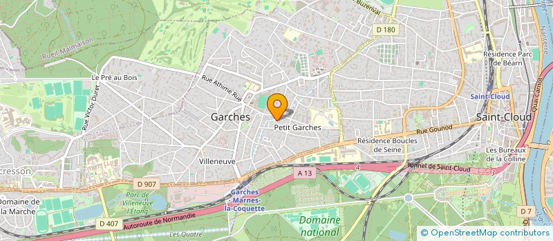 localisation de l'entreprise MADAME STEPHANIE VANOYE à GARCHES