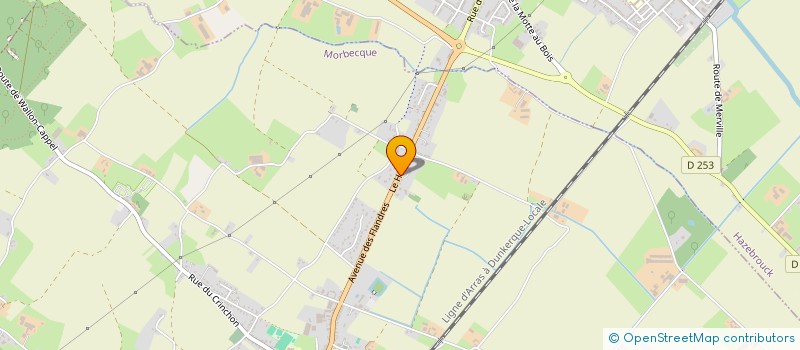 localisation de l'entreprise MADAME STEPHANIE VANPOUILLE à MORBECQUE