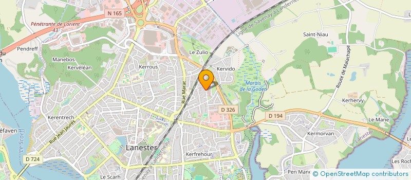 localisation de l'entreprise MADAME STEPHANIE VARGAC  LANESTER