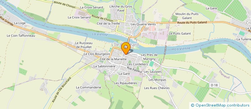 localisation de l'entreprise MADAME STEPHANIE VASSOR  L'ILE-BOUCHARD