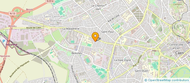 localisation de l'entreprise MADAME STEPHANIE VAST à CAEN