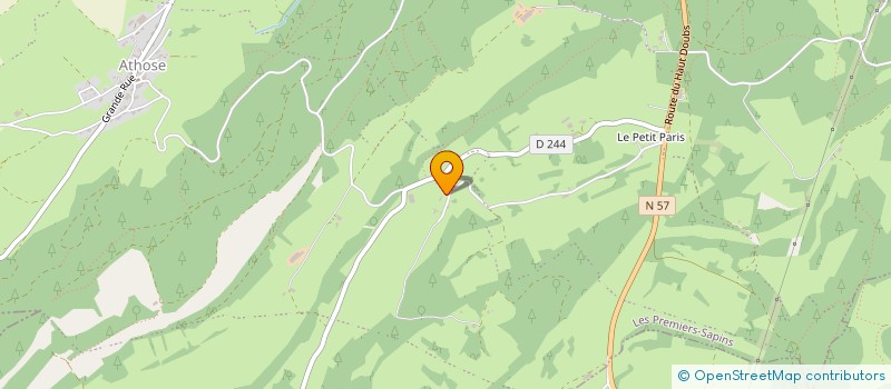 localisation de l'entreprise MADAME STEPHANIE VAUCHIER  LES PREMIERS SAPINS