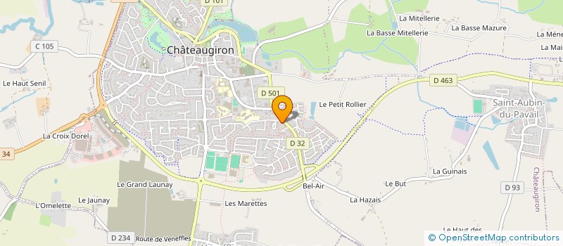 localisation de l'entreprise MADAME STEPHANIE VAUTIER  CHATEAUGIRON