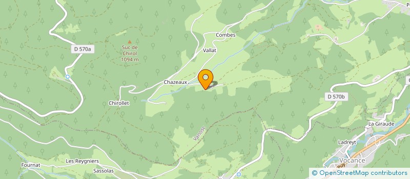 localisation de l'entreprise MADAME STEPHANIE VELLA  VANOSC