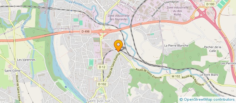 localisation de l'entreprise MADAME STEPHANIE VENTE à SAINT-JUST-SAINT-RAMBERT