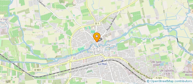 localisation de l'entreprise MADAME STEPHANIE VERAN  LE THOR