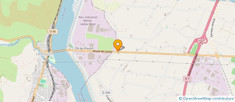 localisation de l'entreprise MADAME STEPHANIE VERD à LORIOL-SUR-DROME