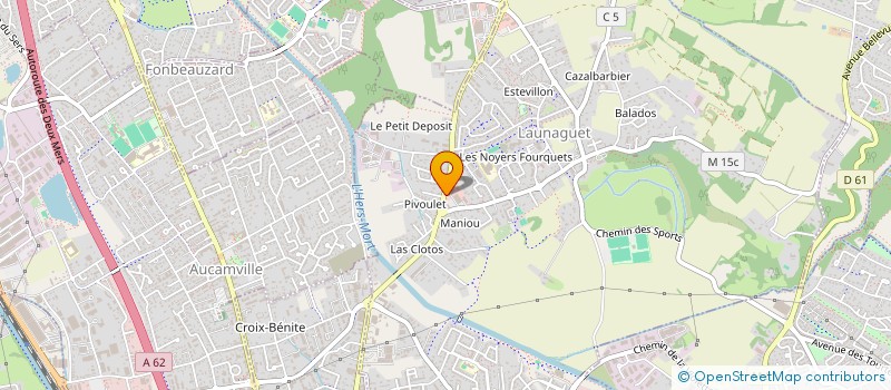 localisation de l'entreprise MADAME STEPHANIE VERDALLE  LAUNAGUET