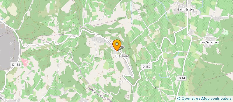 localisation de l'entreprise MADAME STEPHANIE VERGOZ  BLAUVAC