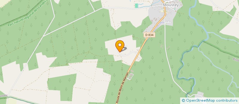 localisation de l'entreprise MADAME STEPHANIE VERITE  MOUSTEY