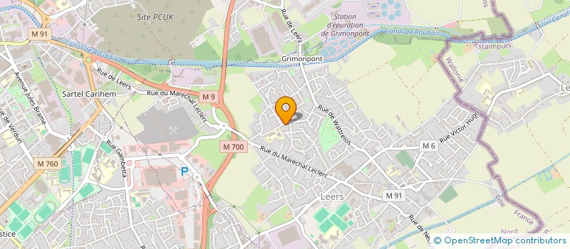 localisation de l'entreprise MADAME STEPHANIE VERMANDER  LEERS