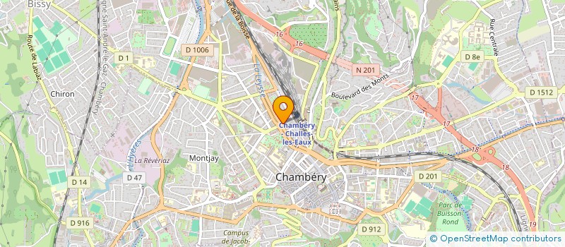 localisation de l'entreprise MADAME STEPHANIE VERNIERES à CHAMBERY