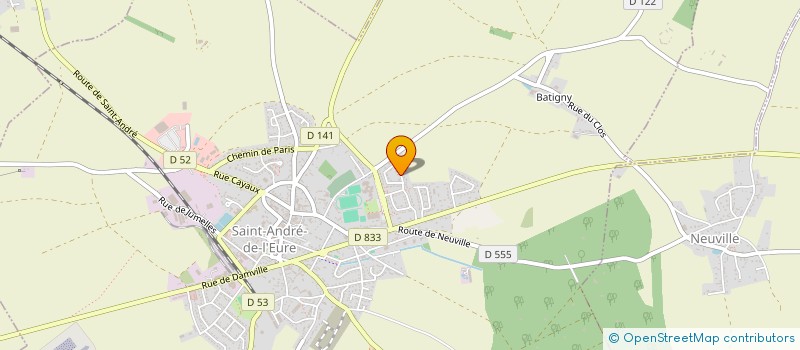 localisation de l'entreprise MADAME STEPHANIE VERNY  SAINT-ANDRE-DE-L'EURE