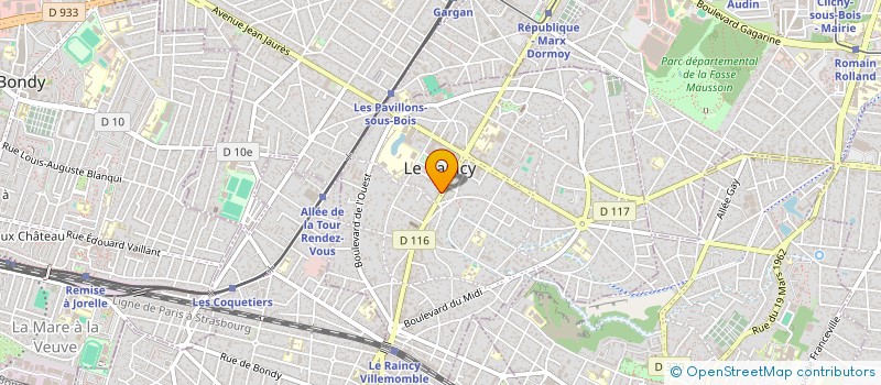 localisation de l'entreprise MADAME STEPHANIE VERRAZ à LE RAINCY