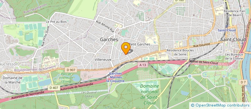 localisation de l'entreprise MADAME STEPHANIE VERVOITTE à GARCHES