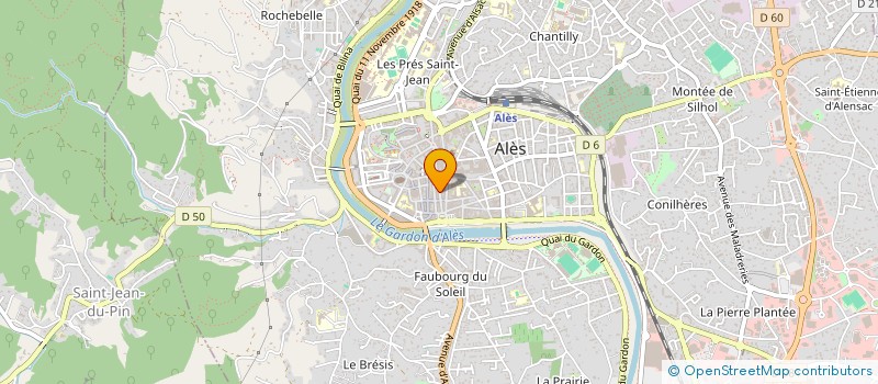 localisation de l'entreprise MADAME STEPHANIE VEZON  ALES