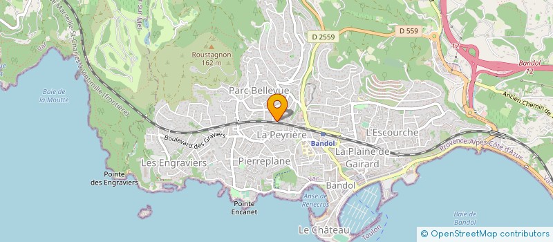 localisation de l'entreprise MADAME STEPHANIE VIBRAC à BANDOL