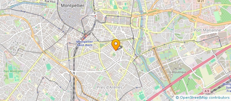 localisation de l'entreprise MADAME STEPHANIE VIDAL à MONTPELLIER