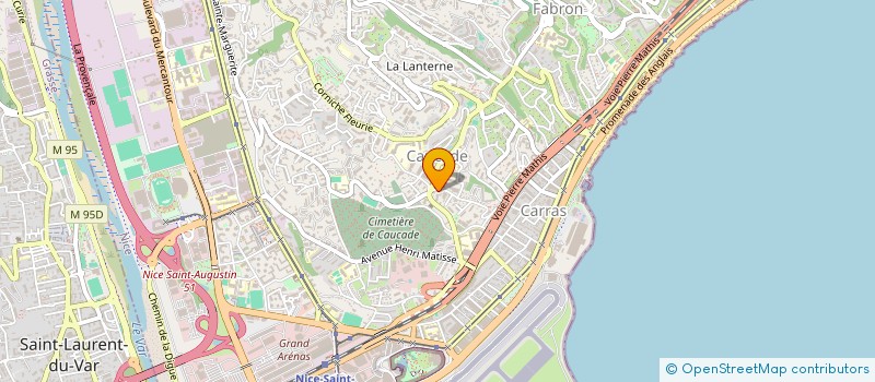 localisation de l'entreprise MADAME STEPHANIE VIDAL à NICE