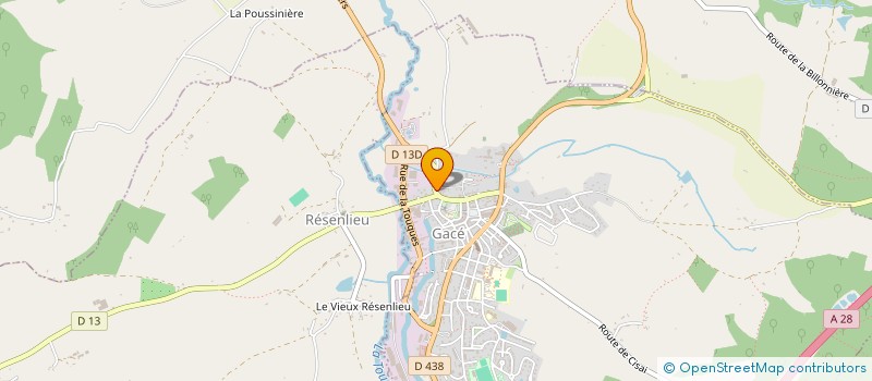 localisation de l'entreprise MADAME STEPHANIE VIEILLE  GACE