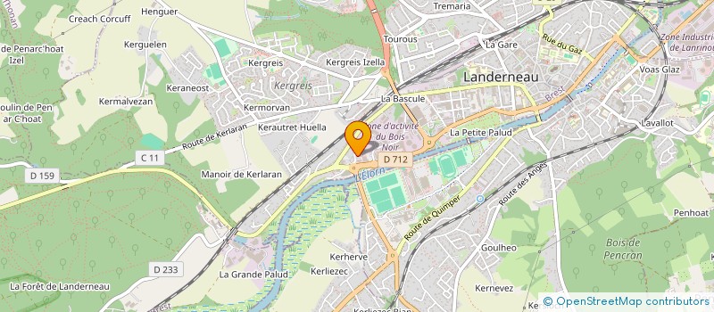 localisation de l'entreprise MADAME STEPHANIE VIEITES à LANDERNEAU