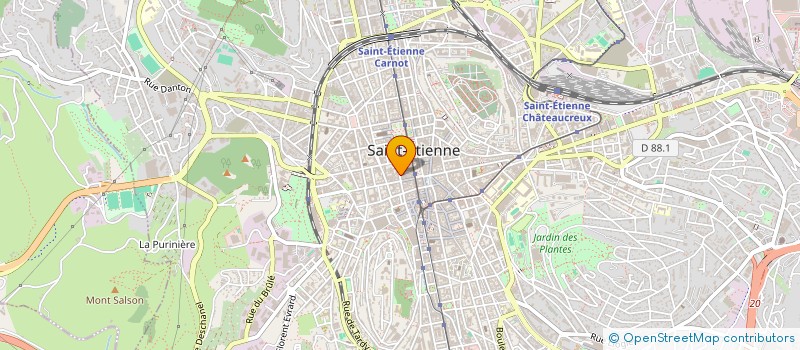 localisation de l'entreprise MADAME STEPHANIE VIGIER  SAINT-ETIENNE