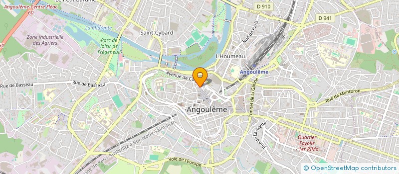 localisation de l'entreprise MADAME STEPHANIE VIGNAUD à ANGOULEME