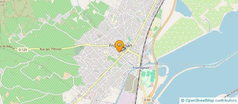 localisation de l'entreprise MADAME STEPHANIE VIGNEAU à FRONTIGNAN