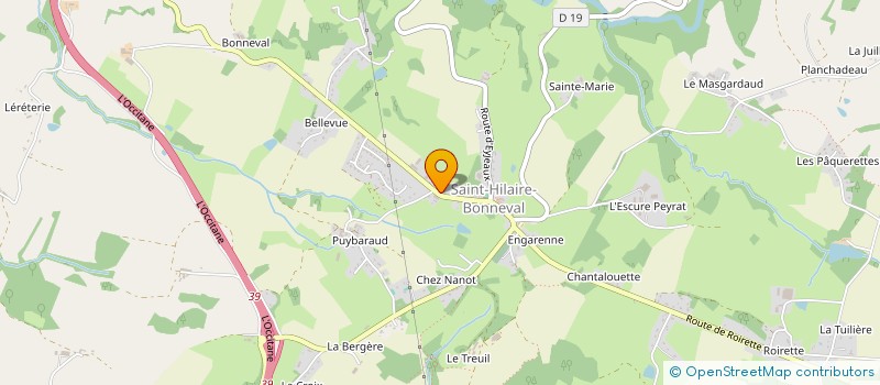 localisation de l'entreprise MADAME STEPHANIE VIGNERON à SAINT-HILAIRE-BONNEVAL
