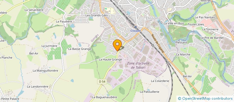 localisation de l'entreprise MADAME STEPHANIE VIGOUREUX à CLISSON