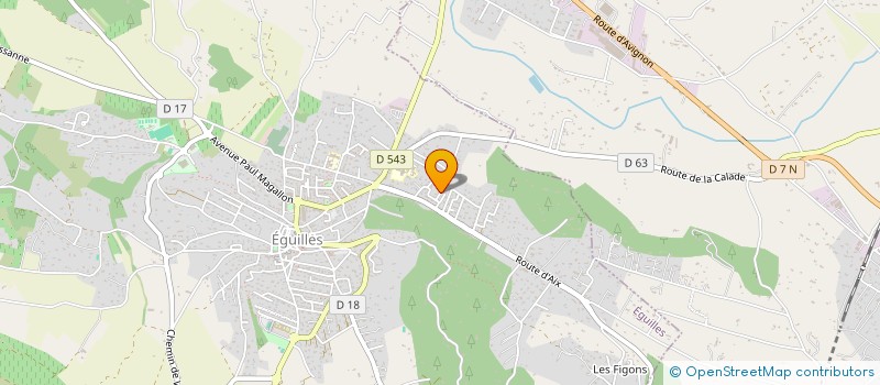 localisation de l'entreprise MADAME STEPHANIE VILLEMAGNE  EGUILLES