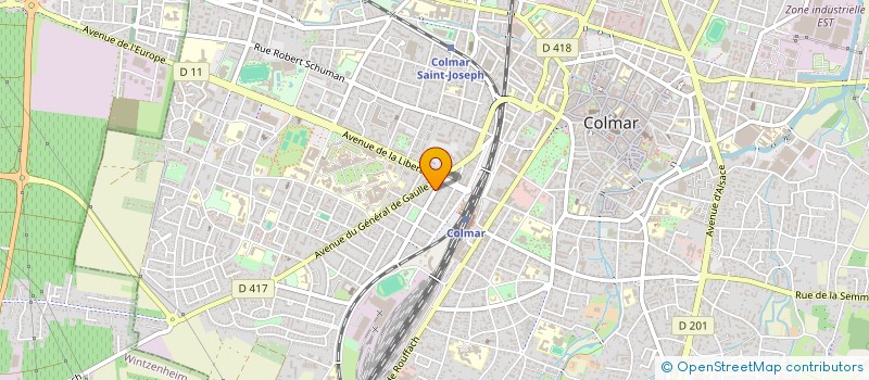 localisation de l'entreprise MADAME STEPHANIE VILLEMIN  COLMAR