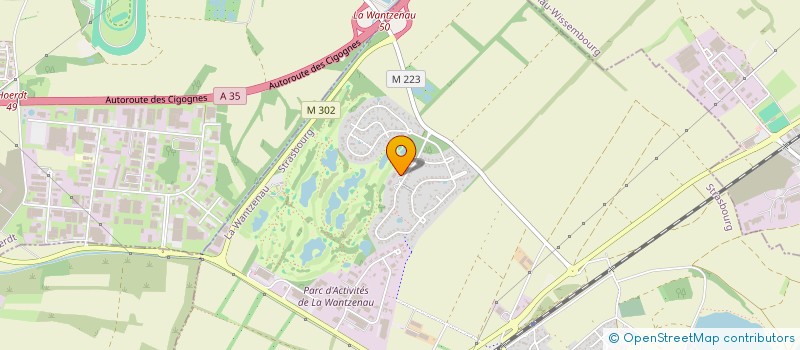 localisation de l'entreprise MADAME STEPHANIE VILLETTE  LA WANTZENAU