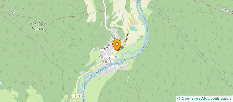 localisation de l'entreprise MADAME STEPHANIE VINCENOT  GISSEY-SUR-OUCHE